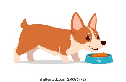 Perro lindo feliz de Corgi con buena calidad y diseño