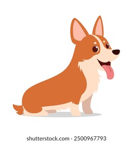 happy cute corgi dog with good quality and design