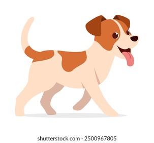 Feliz lindo Jack Russell perro con buena calidad y diseño