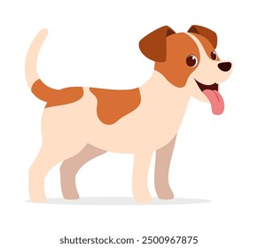 Happy cute Jack Russell Hund mit guter Qualität und Design