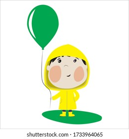 happy cute kid boy for children's books design, study guides and postcards