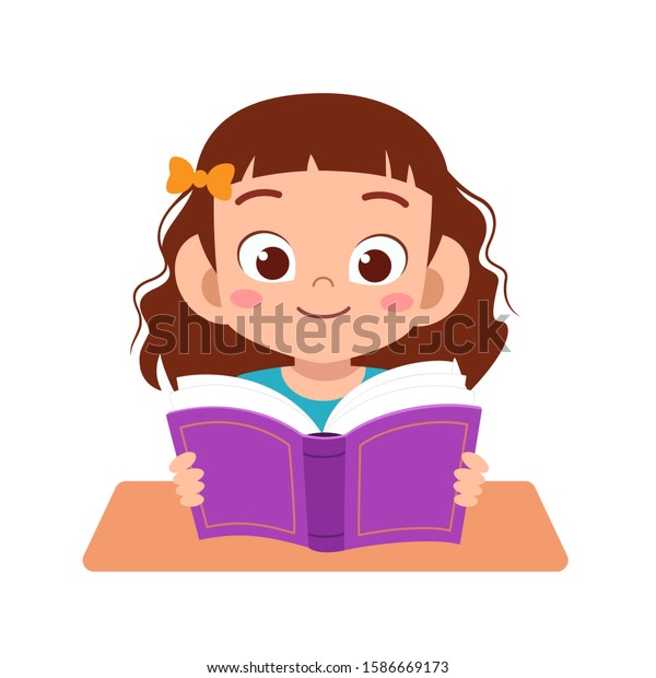 Happy Cute Kid Boy Study Smile Stock Vector (Royalty Free) 1586669173 ...