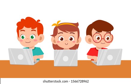 203,734 Laptop child Images, Stock Photos & Vectors | Shutterstock