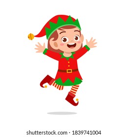 Happy Cute Little Kid Boy Girl Stock Vector (Royalty Free) 1839741004 ...