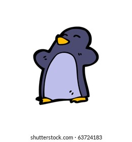 happy cute penguin cartoon