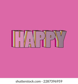 Happy, cute, summer, love, trendy, happiness, yellow, quote