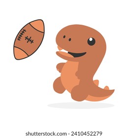 Happy cute sweet dinosaur wallpaper white background vector. 