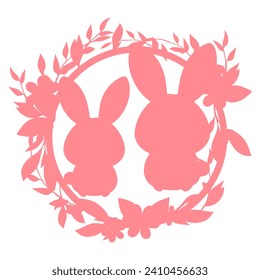 Happy cute sweet easter wallpaper background vector.