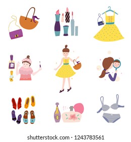 Happy daily life of girl