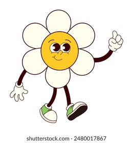 Happy Daisy: The Cheerful Flower Character