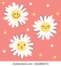 margarita feliz, flores frescas se están divirtiendo juntos