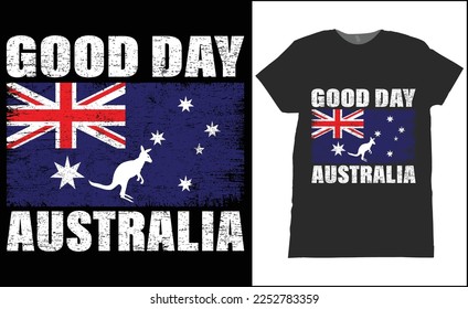 Feliz día: Vector de camisetas con bandera australiana, regalo para australianos, orgullo australiano, regalo australiano, raíces australianas, camiseta clásica de Unisex.