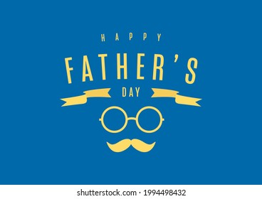 Happy Father’s Day banner template.