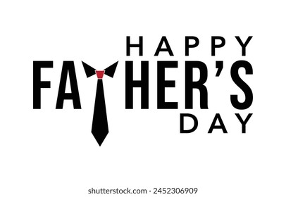 Happy Father’s Day Calligraphy design vector. Vector illustration.