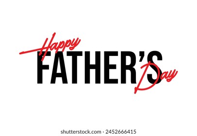 Happy Father’s Day Calligraphy design vector. Vector illustration.