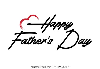 Happy Father’s Day Calligraphy design vector. Vector illustration.