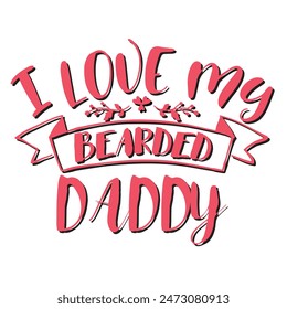 Happy Father’s Day Calligraphy design vector. Vector illustration.