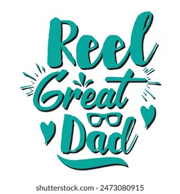 Happy Father’s Day Calligraphy design vector. Vector illustration.