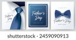 Happy Father’s Day Calligraphy greeting card. Vector illustration.
