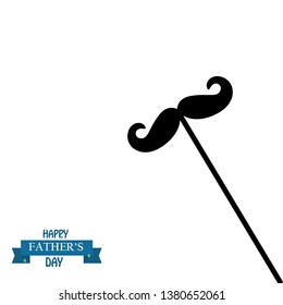 Happy Father’s Day Calligraphy greeting card. Vector illustration. - Vector
