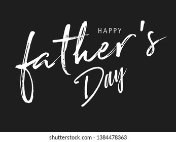 Happy Father’s Day Calligraphy greeting card with sale and fathers day text . Vector illustration. - Vector