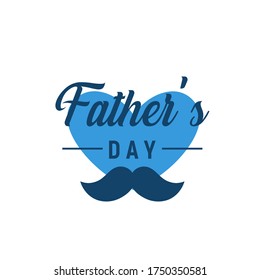 Happy Father’s Day Calligraphy greeting card. Vector illustration.