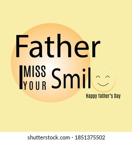 Happy Father’s Day Calligraphy greeting card. Vector illustration