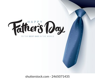 Happy Father’s Day Calligraphy greeting card. Vector illustration.