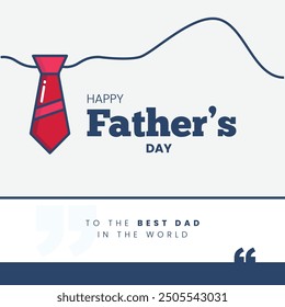 Happy Father’s Day Calligraphy greeting card.