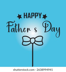 Happy Father’s Day Card with plaid background