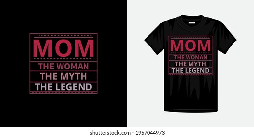 Happy Mother’s Day colorful t-shirt design. Mother’s Day t-shirt design for print.