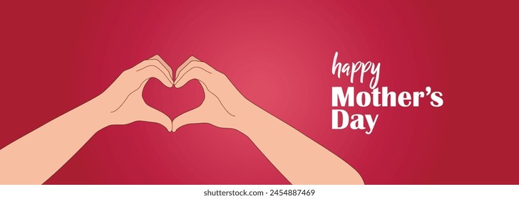 Happy Mother’s Day concept. Love you mom 3d love shape typo concept of international mother's day.