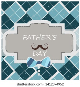 Happy Father’s Day greeting card design for men's event. banner or poster. Vector illustration