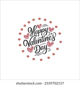 Happy Valentine’s Day Greeting Card Design
Romantic Calligraphy Valentine’s Day Card
Elegant Valentine’s Day Lettering with Hearts
