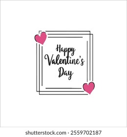 Happy Valentine’s Day Greeting Card Design
Romantic Calligraphy Valentine’s Day Card
Elegant Valentine’s Day Lettering with Hearts
