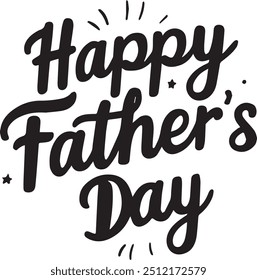 Happy Father’s Day, Greeting Card. Mustache, Bow Tie, Tie, Heart Shape. Lettering, Typography Design.