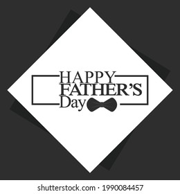 Happy Father’s Day greeting card Template Design Illustration