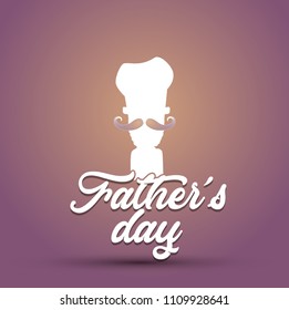 Happy Father’s Day greeting card. Vector illustration.