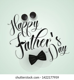 Happy Father’s Day greeting card. Vector illustration. - Vector