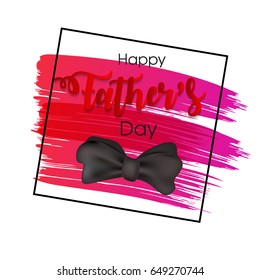 Happy Father’s Day greeting card. Vector illustration.