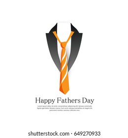 Happy Father’s Day greeting card. Vector illustration.