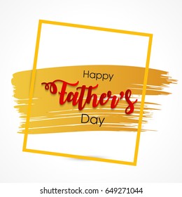 Happy Father’s Day greeting card. Vector illustration.