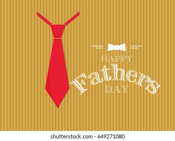 Happy Father’s Day greeting card. Vector illustration.