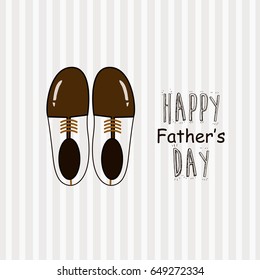 Happy Father’s Day greeting card. Vector illustration.