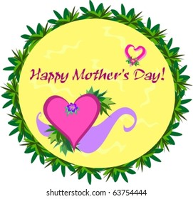 Happy Motherâ??s Day Greeting Circle