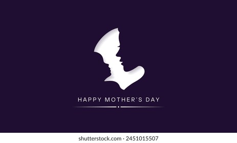 Happy mother’s day greetings card 