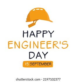 Happy Engineer’s Day, Held On 15 September.