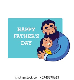 Happy Father’s Day illustration background