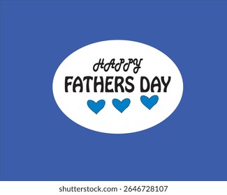 Happy Father’s Day  lettering greeting card with hearts, vector illustration. Fathers day Calligraphy template. Best dad and daddy day typography wallpaper.