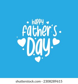 Happy Father’s Day lettering stock illustration vector